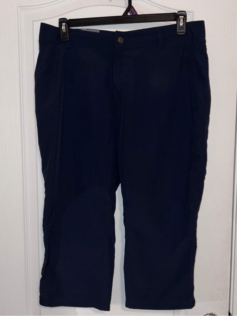 Columbia Women's Navy Capris - Outdoor Stretch Size 14 NWT